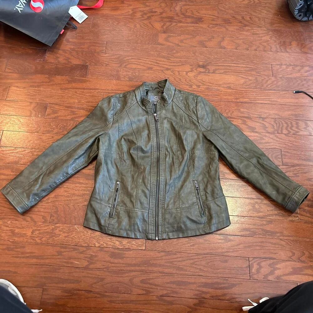 Gallery new york Women's Khaki and Green Jacket